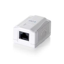 Roseta superficie 1 RJ45 hembra Cat6