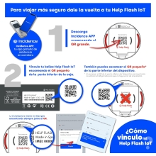 Luz baliza geolocalizable Help Flash IoT V16 PD-000064