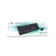 Teclado y ratón inalámbrico Logitech MK270 negro