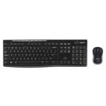 Teclado y ratón inalámbrico Logitech MK270 negro