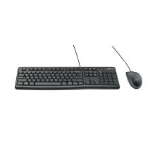 Teclado y ratón con cable Logitech MK120 -inglés-