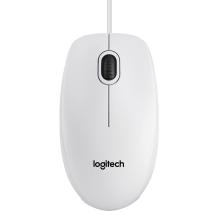 Ratón Logitech B100 USB blanco