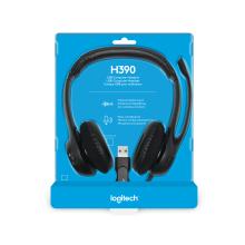 Auricular Logitech H390 USB negro