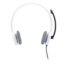 Auriculares con micrófono Logitech H150 Coconut blanco