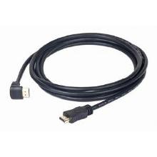 Cable Gembird HDMI macho/macho 4K acodado 90º 3m negro