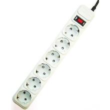 Regleta Gembird 6 tomas proteccion antipicos 1.5m blanca