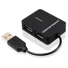 Hub Conceptronic 4 puertos USB 2.0 mini pocket