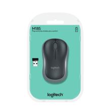 Ratón inalámbrico Logitech M185 gris