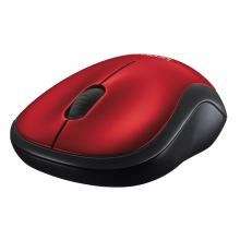 Ratón inalámbrico Logitech M185 rojo