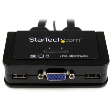2-Port Cable KVM with VGA USB