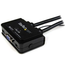 2-Port Cable KVM with VGA USB