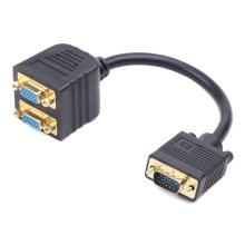 Cable splitter Gembird 1xVGA macho a 2xVGA hembra negro