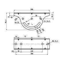 Soporte de techo LPCE1155TSLI-B 32" a 55" extensible e inclina