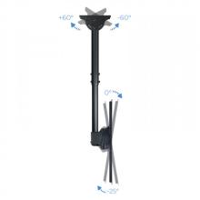 Soporte de techo LPCE1155TSLI-B 32" a 55" extensible e inclina