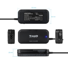 Cargador universal de portatil TOOQ TQLC-90BS02M 90W 12 Conectores