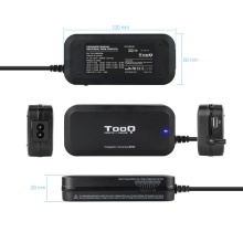 Cargador universal de portatil TOOQ TQLC-90BS02M 90W 12 Conectores