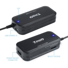 Cargador universal de portatil TOOQ TQLC-90BS02M 90W 12 Conectores