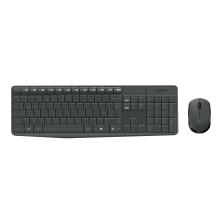 Teclado y ratón inalámbrico Logitech MK235 negro