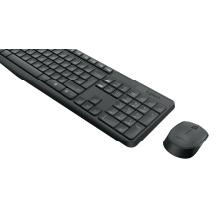 Teclado y ratón inalámbrico Logitech MK235 negro