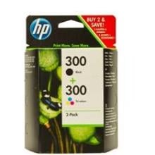 Pack 2 cartuchos HP 300 color y negro