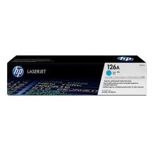 Tóner original HP 126A cian