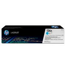 Tóner original HP 126A cian
