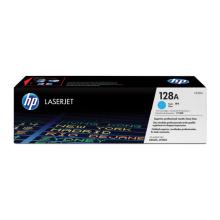 Tóner original HP 128A cian