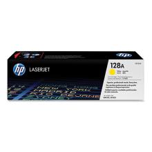 Tóner original HP 128A amarillo