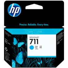 Cartucho original HP 711 cian