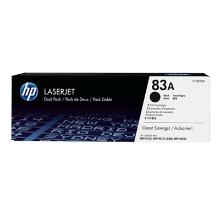 PACK 2 TONER ORIGINAL HP Nº 83A NEGRO