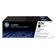 PACK 2 TONER ORIGINAL HP Nº 83A NEGRO