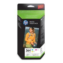 Pack 4 cartuchos originales HP 364