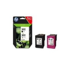 Pack 2 cartuchos originales HP 302 color y negro