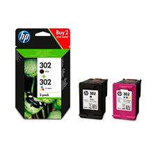 Pack 2 cartuchos originales HP 302 color y negro