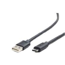 Cable USB Gembird USB-A 2.0 a USB tipo C 1m negro