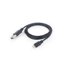 Cable de datos/carga USB a Lightning 1m Gembird negro