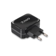 Cargador USB TooQ 2xUSB 5V 3.4A negro