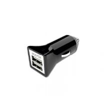 Cargador Approx para coche 2xUSB 5V/3.1Ah negro