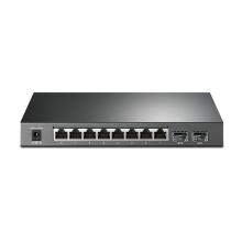 Switch TP-Link T1500-10PS 8 puertos Giga PoE (53W) + 2 puertos SFP