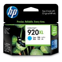 Cartucho original HP 920XL cian