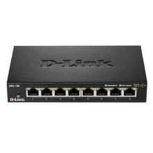 Switch D-Link DGS-108 8 puertos 10/100/1000 metálico