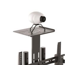 Soporte de suelo con ruedas TooQ FS1470M-B 37" a 70" negro