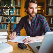 Ratón Logitech B110 Silent USB Negro