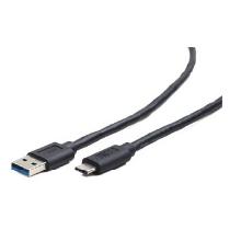 Cable Gembird USB-A 3.0 macho a USB Tipo C macho 3A 36W 1m negro