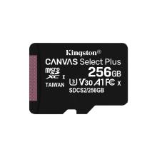 Memoria microSD Kingston 256GB Canvas Select Plus con adaptador