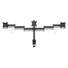 SOPORTE MESA TOOQ DB1327TN-B 3 MONIT. 13" A 27"