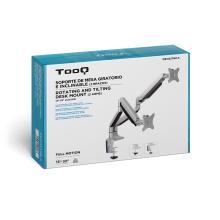 SOPORTE MESA TOOQ DB3132TNR-S 13" A 32" 2 BRAZOS
