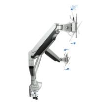 SOPORTE MESA TOOQ DB3132TNR-S 13" A 32" 2 BRAZOS