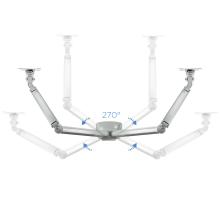 SOPORTE MESA TOOQ DB3132TNR-S 13" A 32" 2 BRAZOS