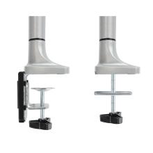 Soporte de mesa TooQ DB3032TNR-S 13" a 32" con brazo plata